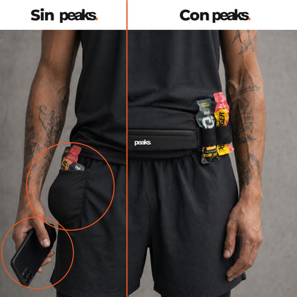 Cinturón deportivo Peaks® ergonómico Anti-Rebote Impermeable P5