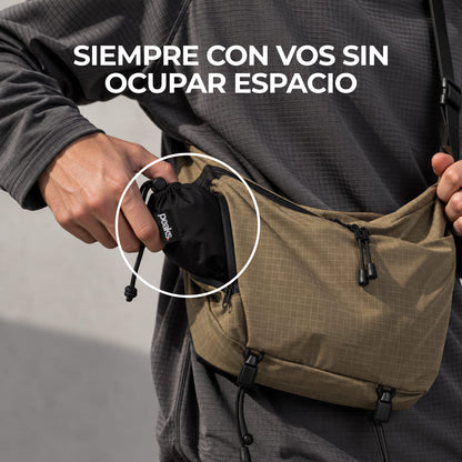 Bolso mochila plegable de bolsillo impermeable 35L Peaks®
