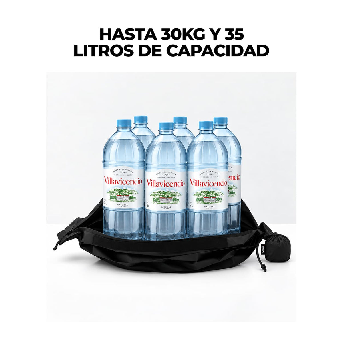Bolso mochila plegable de bolsillo impermeable 35L Peaks®